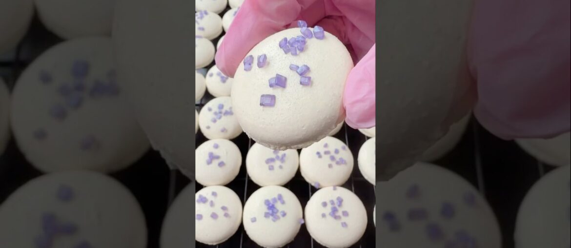 Watch These Macaron Shells… ✨ Smooth, Delicate, Satisfying