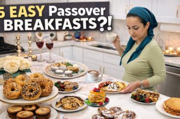 PASSOVER BREAKFASTS JUST GOT AN UPGRADE! ✨ Bagels, Muffins, Crepes, Pancakes & French Toast.