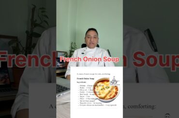 A classic French recipe for rich, comforting #french  #onion #soup #recipe