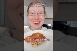 Cinnamon Roll French Toast Casserole Recipe! #shorts