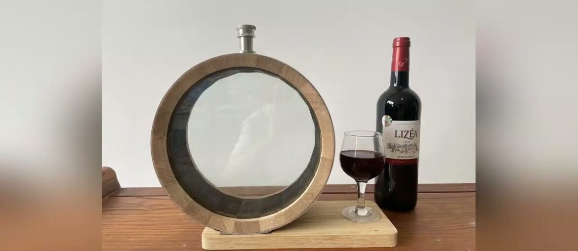 O-Shaped Visible Oak Barrel Whiskey Wine Brandy Shirley Aged French Oak Become More Alcoholic