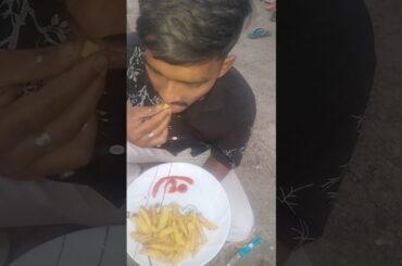 ASMR MAKING 🍟FRENCH FRIES WITH DESI STYLE 😋 🥰👌 EATING CHALLENGE😋 #shorts #viral #frenchfries #making