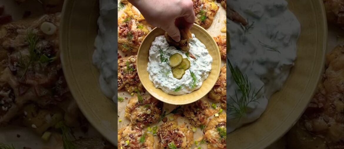 French Dill Pickle Dip. (It’s not French, okay?! I made it up. But, DELICIOUS!) #dips #cornichons