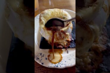 Yum, French Onion Soup Heritage Restaurant in #Woodinville #winedivalifestyle #cheesepull #soup