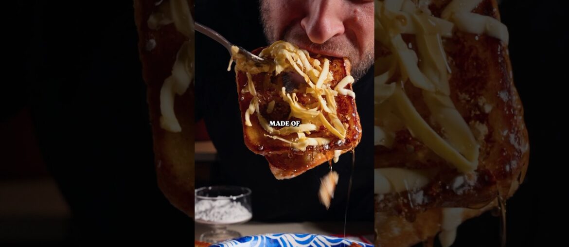 I made French toast with melted ice cream