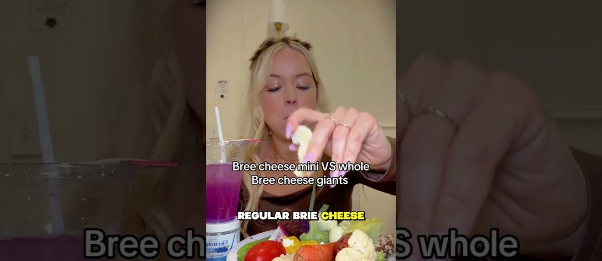 Mini Brie Bites VS Whole Wheel — The Rind Changes Everything #cheese #foodie #shorts Mini Brie Bites VS Whole Wheel — The Rind Changes Everything #cheese #foodie #shorts