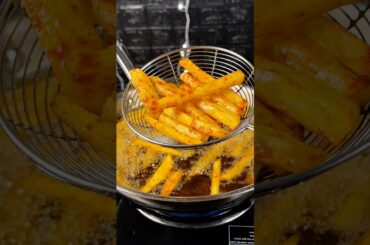 Crispy French Fries 🍟 Asmr Cooking #shorts #asmr #recipe #streetfood