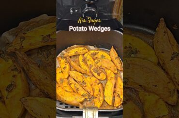 Air Fryer Potato Wedges Recipe #trending #viral #cooking #shorts