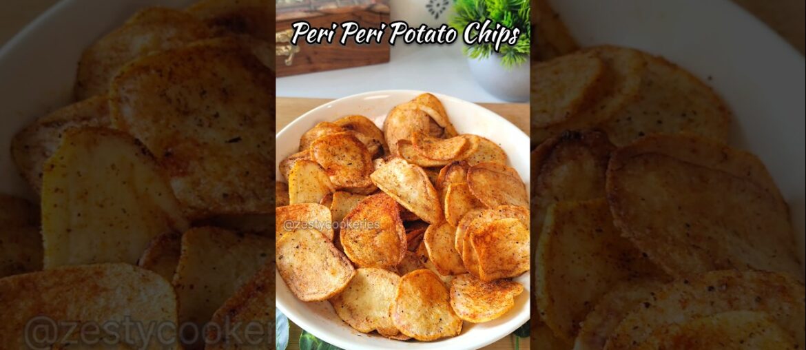 Peri Peri Potato Chips 🔥 #shorts #chips #aloo #potatochips #chipsrecipe #snacks #aloochips #viral