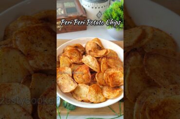 Peri Peri Potato Chips 🔥 #shorts #chips #aloo #potatochips #chipsrecipe #snacks #aloochips #viral