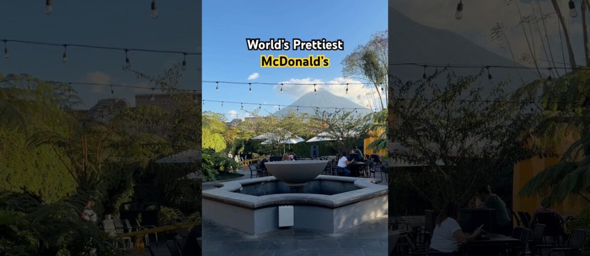 The world’s prettiest McDonalds 🇬🇹 #foodie #travel #food #travelvlog