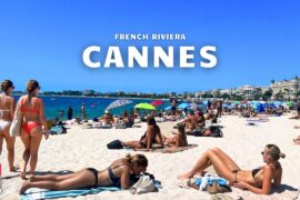 Cannes, France 4K Walking Tour 🇫🇷 🌴 | Best Beach & City Walk in the French Riviera