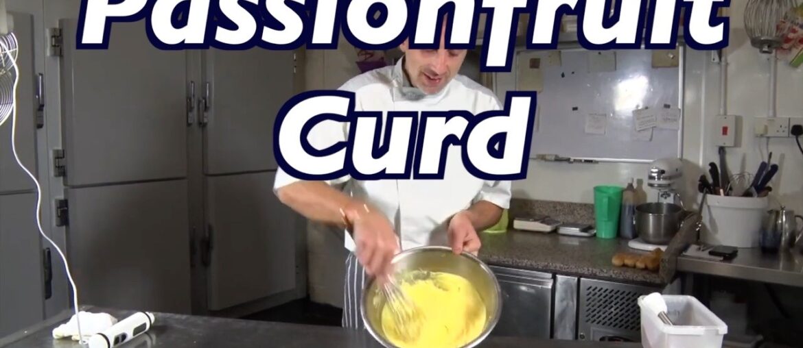 "Passion Fruit Curd" Recipe " Easy Homemade "with French  Chef Julien"