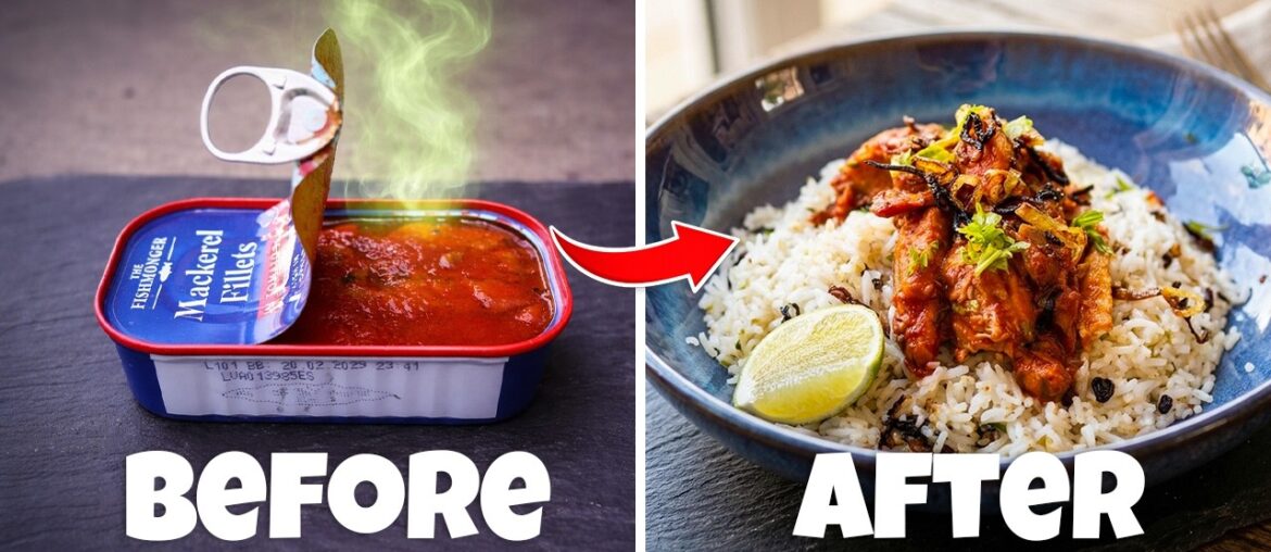 I Made a Gourmet Meal for £1 (Using Tinned Mackerel!) I Made a Gourmet Meal for £1 (Using Tinned Mackerel!)