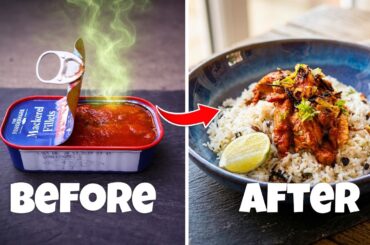 I Made a Gourmet Meal for £1 (Using Tinned Mackerel!)