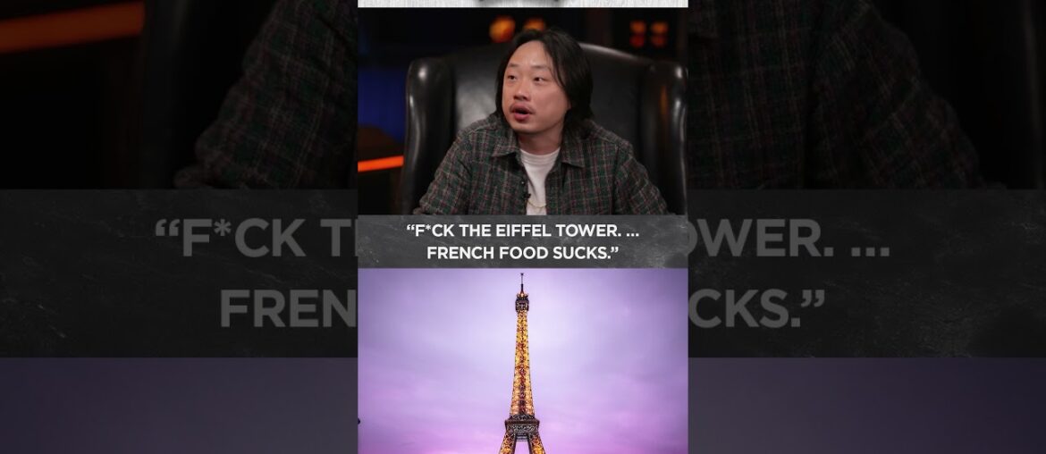 "F*ck the Eiffel Tower... French food sucks."