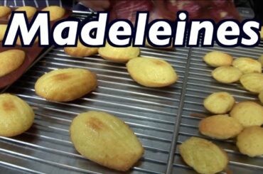 "Madeleines" Recipe" Easy Homemade" Buttery French sponge cakes with Julien from Dartmouth U.K.