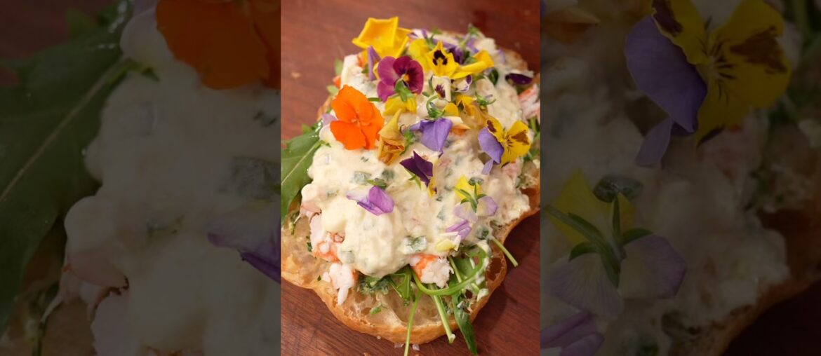 Creamy Garlic Shrimp Sandwich | Easy Gourmet Sandwich Recipe