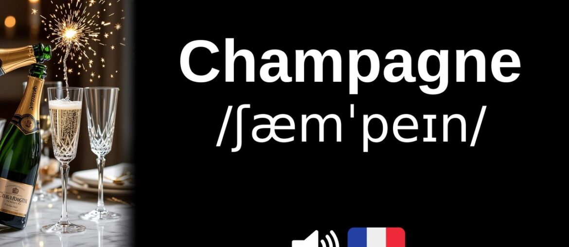 How to pronounce Champagne (CORRECTLY!)