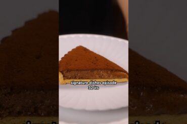A 10 year chocolate tart #signaturedish