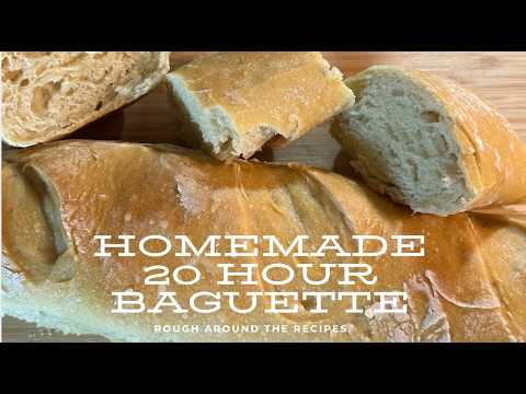 Homemade French Baguette-20 hours later…