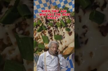 This is the BIG ONE!– Sanford goes crazy for fries!