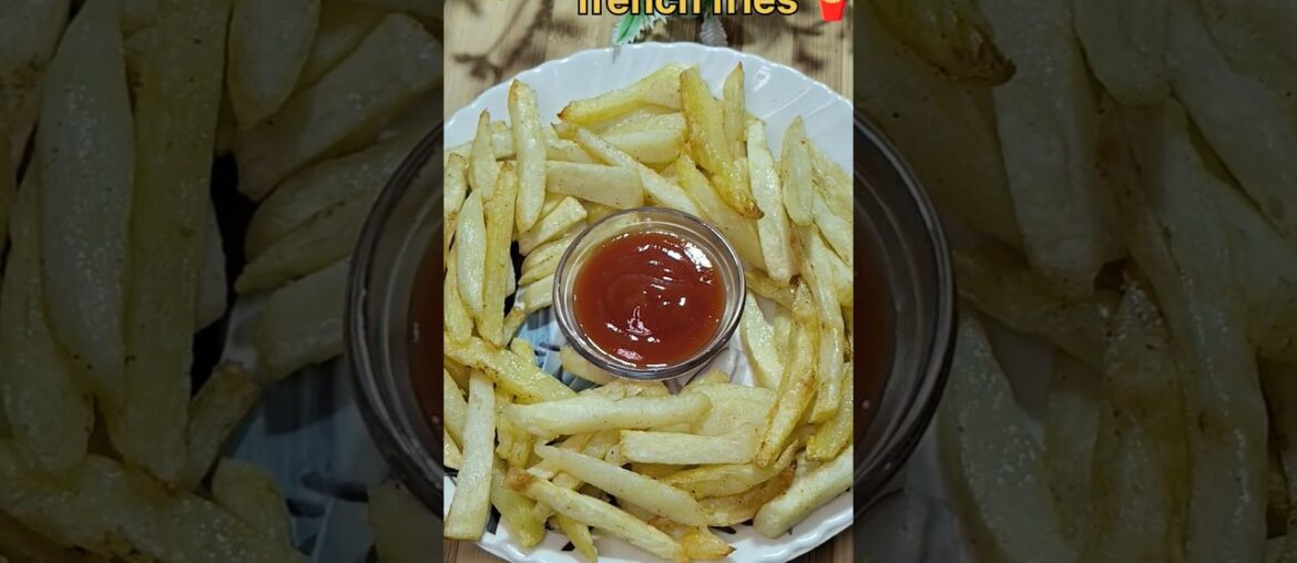 air fryer recipe part 2 !oil free french fries recipe,बिना तेल के फ्रेंच फ्राइज़ कैसे बनाएं #shorts