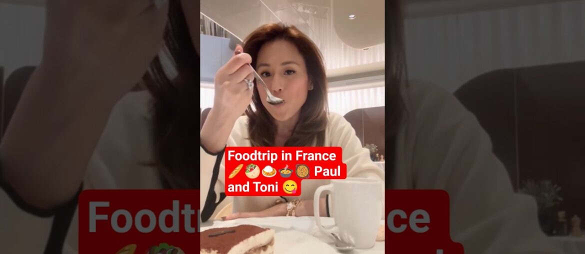 Foodtrip in france #tonigonzaga #food #foodvlog #frenchfood #french #celebrities