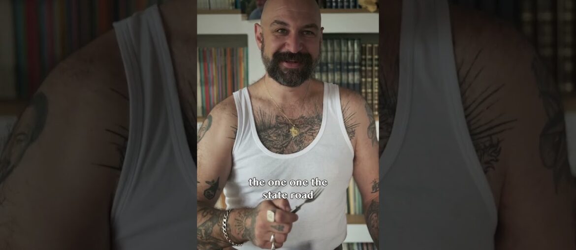 French guy eats Parisian flan