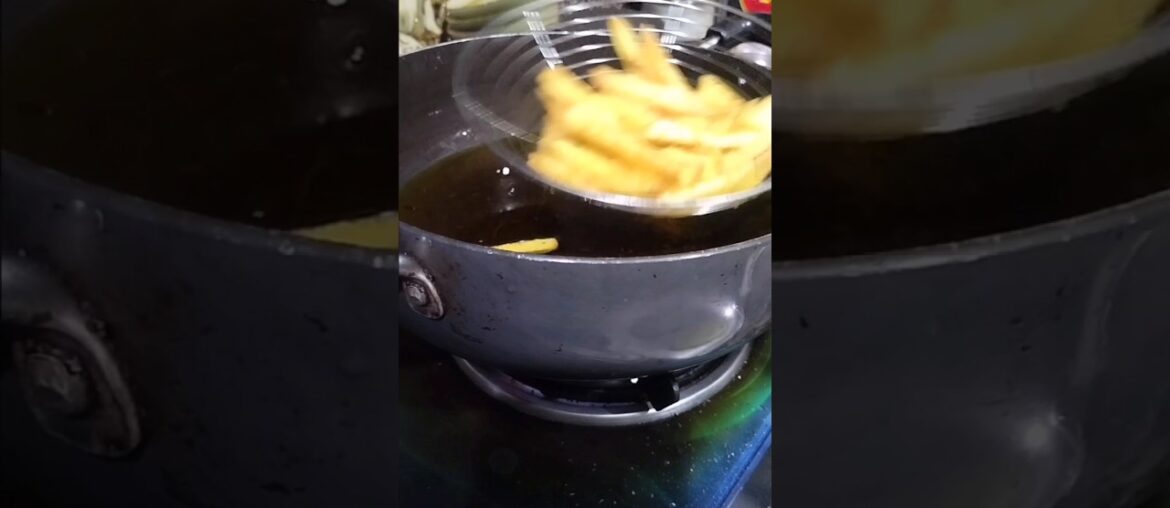 Crispy French Fries Easy recipe😋#shorts​ #life #facts #recipe​ #motivational quotes