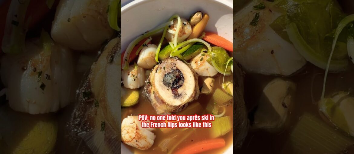 ⛷️French cuisine in the Alps | La Fruitiere - Les Arcs 1800 #frenchcuisine #lesarcs