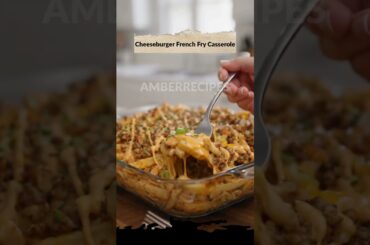 Cheeseburger French Fry Casserole
