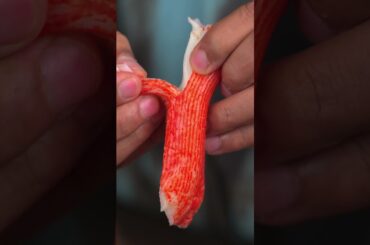 Avocado and crab stick sandwich