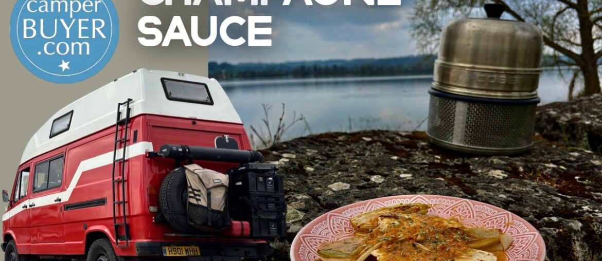 Van Camping & Easy Gourmet Cooking | Champagne Beurre Blanc with Endives Van Camping & Easy Gourmet Cooking | Champagne Beurre Blanc with Endives