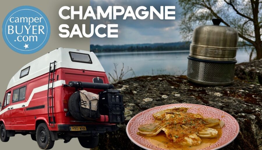 Van Camping & Easy Gourmet Cooking | Champagne Beurre Blanc with Endives