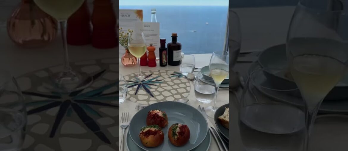 Brunch 300ft Above the Ocean 😳🌊 | French Riviera Luxury