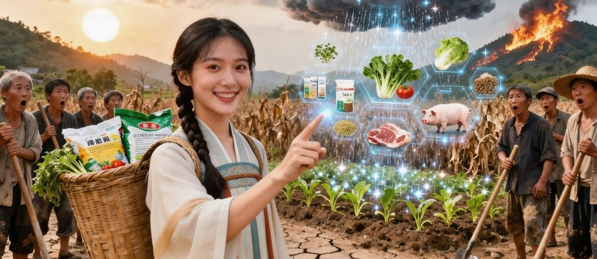 Reborn ancient widow & streamer activates a gourmet system,conquers the village with instant noodles