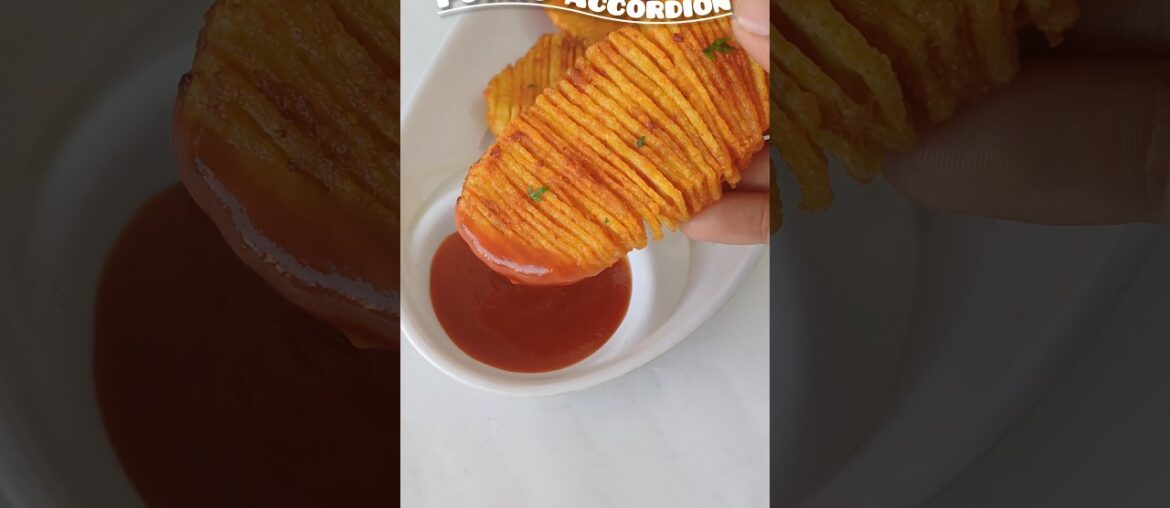 Potato Accordion 🪗 🥔 #potato #fries #foodshorts #food #recipe #potatorecipe #cooking #easyrecipe