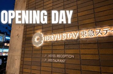 I stayed at Tokyo’s NEWEST Hotel on Opening Day! 🏨 1 Stop from SHIBUYA | Tokyu Stay Shibuya Ebisu