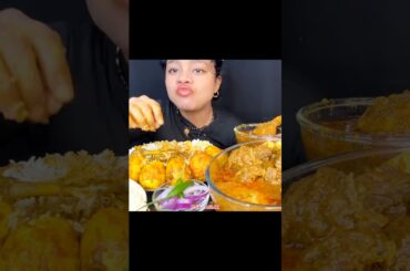 ASMR EATING SPICY 🔥🥵 CHICKEN #mukbang #eatingvideos #ytshorts #mukbanghorfun #youtubeshorts