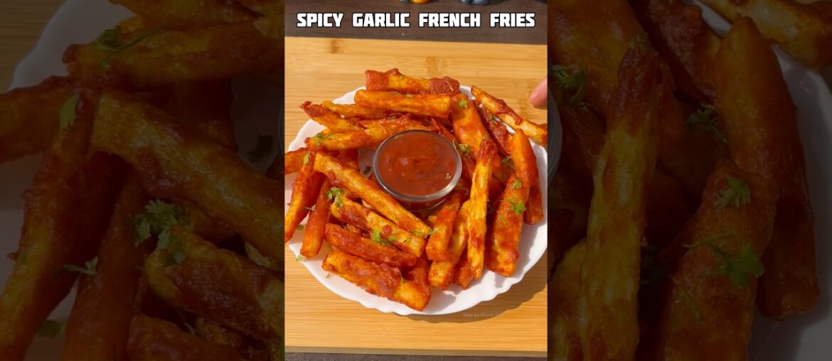 Spicy garlic french fries #shorts #snacks #recipe #frenchfries #potato #trending #viral #shortsfeed Spicy garlic french fries #shorts #snacks #recipe #frenchfries #potato #trending #viral #shortsfeed