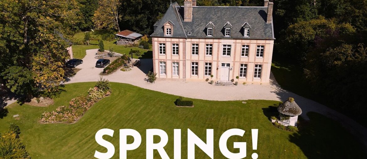 A Spring Day at the Château: Wild Garlic, Garden Work & Soufflés!