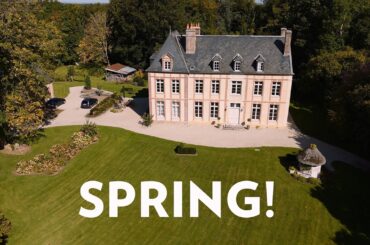 A Spring Day at the Château: Wild Garlic, Garden Work & Soufflés!