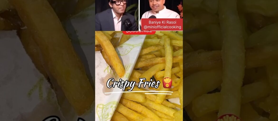 Crispy French Fries Recipe @Chefmichaeel #food #ytshorts  #cooking #foodforfoodies #recipe