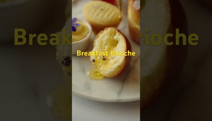 Fancy Brioche Breakfast Recipe | Fluffy French Brioche with Gourmet Toppings