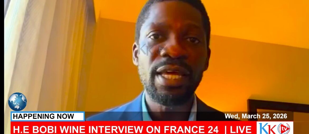 FIRST TIME: Bobi Wine Speaks on France 24 Since Exile from Uganda