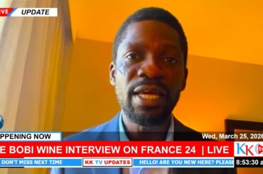 FIRST TIME: Bobi Wine Speaks on France 24 Since Exile from Uganda