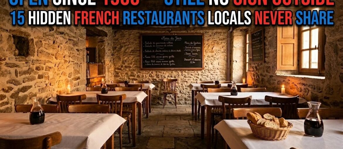 You Won't Believe These 15 French Restaurants Have Been Open Since 1900