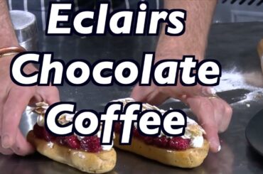 Eclairs /Chocolate /Coffee/ Cream Patisserie" Easy Homemade "with The French Chef Julien"