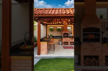 Area gourmet com churrasqueira #shorts